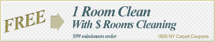 Cleaning Coupons | 1 room cleaning free with with 4 rooms cleaning | 1800 NY Carpet