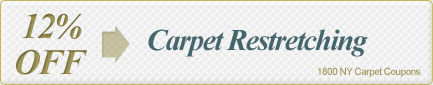 Cleaning Coupons | 12% off carpet restretching | 1800 NY Carpet